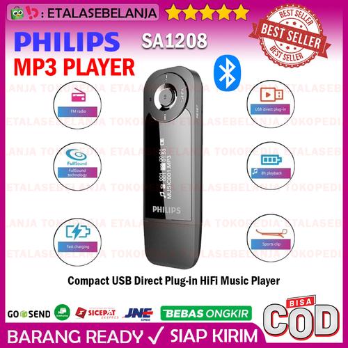 Gambar PHILIPS SA1208 Bluetooth MP3 Player 8 GB - FM Digital - Clip On Clip dari EtalaseBelanja Jakarta Pusat Tokopedia