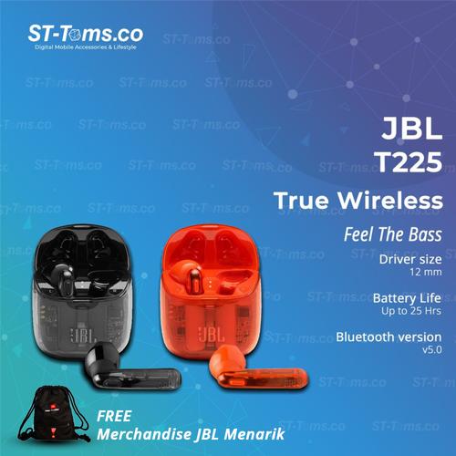 Jual JBL Tune 225 TWS Ghost Edition Pure Bass True Wireless in-Ear Earbuds  - Orange - Jakarta Utara - ST-Toms.co | Tokopedia