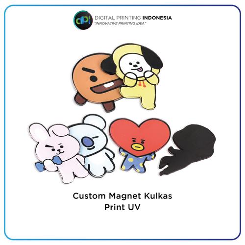 Jual Tempelan Kulkas Akrilik Custom Jakarta Selatan Digital Printing Indonesia