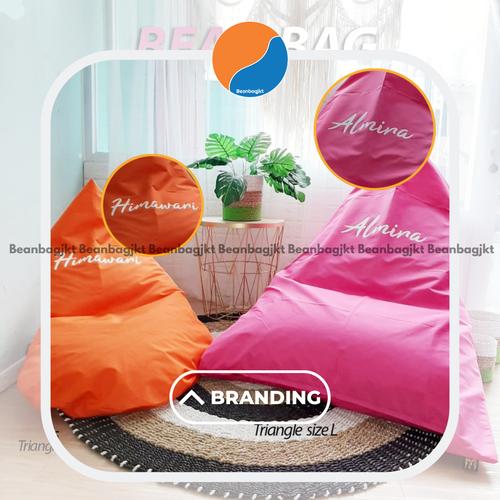 Jual Bean bag Sablon Hadiah Kado Ulang Tahun Anniversary Pengantin Wisuda POLYFLEX Kab