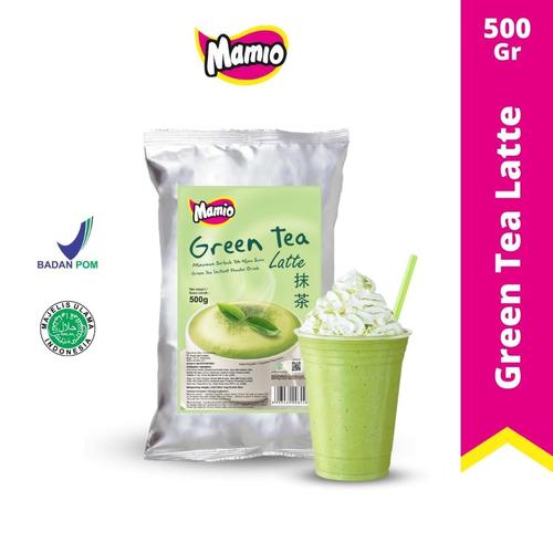 Gambar Green Tea Latte kemasan 500gr dari mamiobeverages Kota Bogor Tokopedia