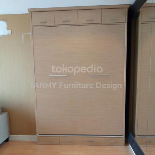 Jual Murphy bed / wall bed / wall bed hidrolik terima pesanan isi