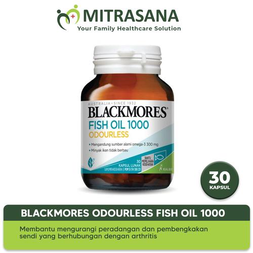 Gambar Blackmores odourles fish oil 30 kapsul - ISI 30 dari Mitrasana Indonesia Jakarta Timur Tokopedia