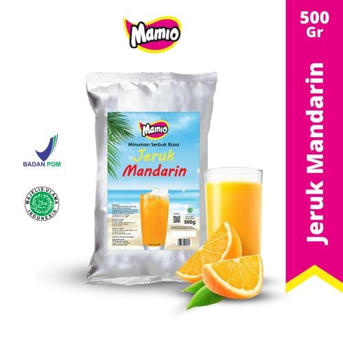 Gambar Bubuk Minuman Rasa Jeruk / Orange Mamio Mixed kemasan 500gr dari mamiobeverages Kota Bogor Tokopedia
