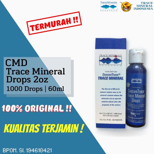 Gambar CMD ( Concentrace Trace Mineral ) 1000 Drops / 60ml / 2oz Original dari Trace Mineral Indonesia Jakarta Pusat Tokopedia