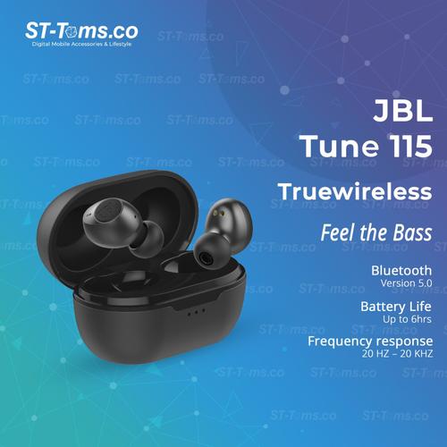 Jual JBL Tune 115 TWS True Wireless Earphone Headset Earbuds - Hitam -  Jakarta Utara - ST-Toms.co | Tokopedia