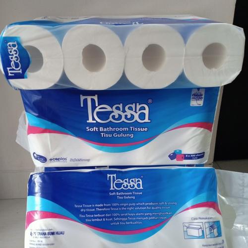 Jual tissue tessa toilet 8 roll 3ply soft premium bathroom - Jakarta ...
