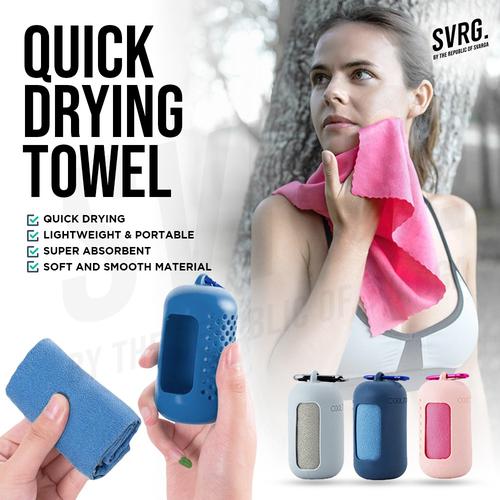 Gambar Yoga Quick Dry Towel for Sport, Hiking, Travelling, Handuk Olahraga - Grey dari SVARGA YOGA Kota Surabaya Tokopedia