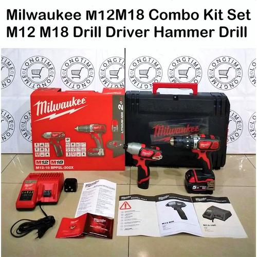 Jual Milwaukee combo kit set M12M18 