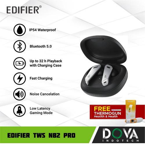 Promo EDIFIER TWS NB2 Pro True Wireless Earbuds with Noise Cancellation -  Hitam - Jakarta Pusat - Dova Indotech | Tokopedia