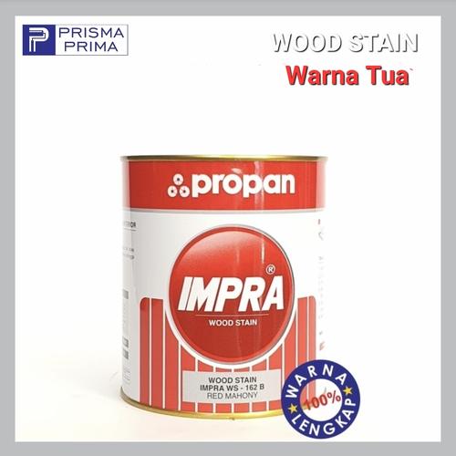 Jual Impra Wood Stain WS162 Woodstain Warna Tua Salak Brown Kota