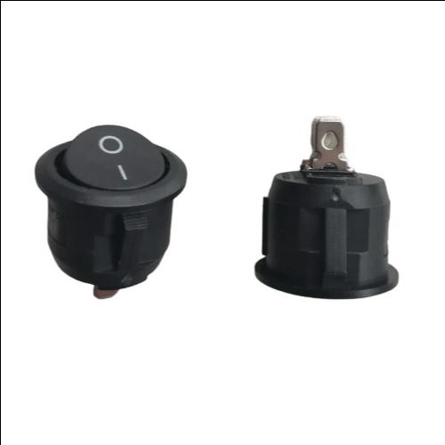 Jual Switch On Off | Saklar On Off Bulat Hitam 2 pin Switch Bulat 2 ...
