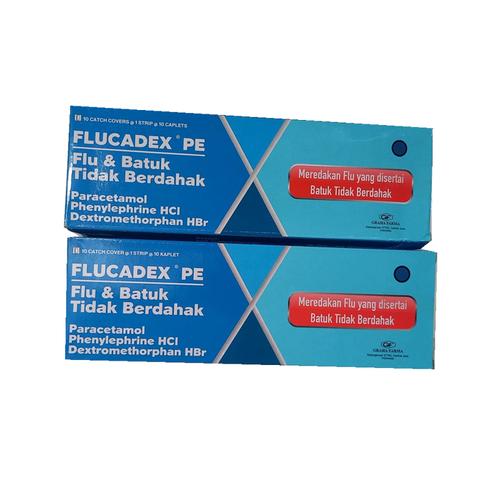 Jual Flucadex PE 10 Kaplet Obat batuk Kering dan Flu - Jakarta Barat