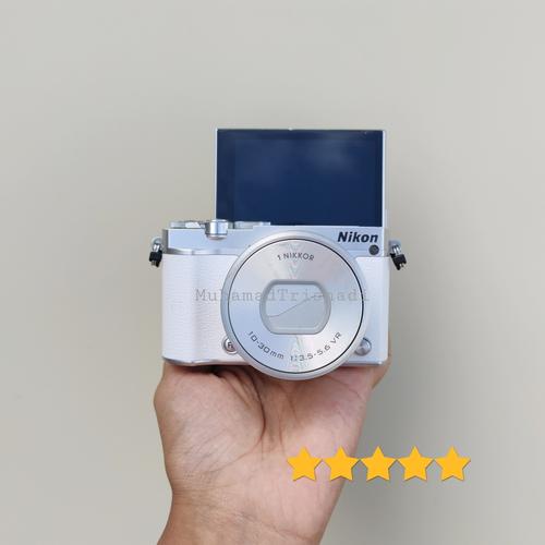 Jual Camera Kamera Mirrorless Nikon J5 Lensa 1030mm Putih Murahh