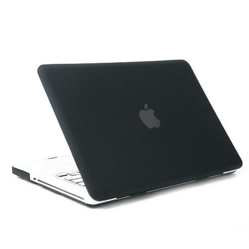 Custodia Per MacBook Pro 13" A1278 (con CD-ROM) 2008-2012 – Guscio Rigido Opaco Antiscivolo – Nero