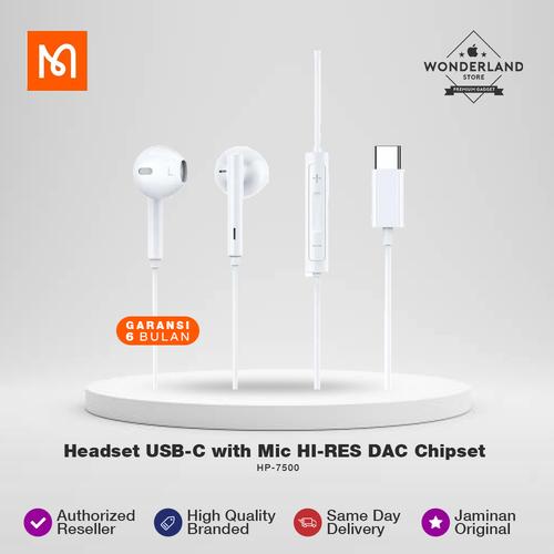 Jual Mcdodo Earphone Headset USB-C with 