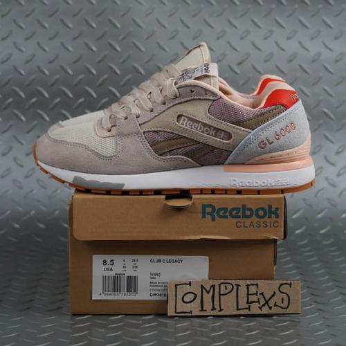 Jual REEBOK CLASSIC GL 6000 BROWN PINK 