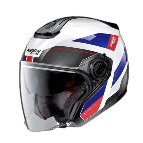 Gambar NOLAN N40.5 PIVOT 28 METAL WHITE - M dari Juragan Helm ID Jakarta Barat Tokopedia