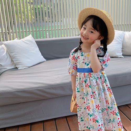 Jual Dress anak perempuan motif bunga 