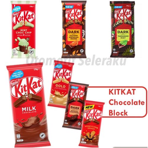 Jual Nestle Kit Kat Gold Dark Orange Choc Mint Block Coklat