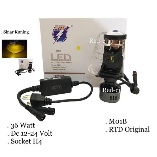 Jual LAMPU UTAMA LED MINI PROJECTOR H4 