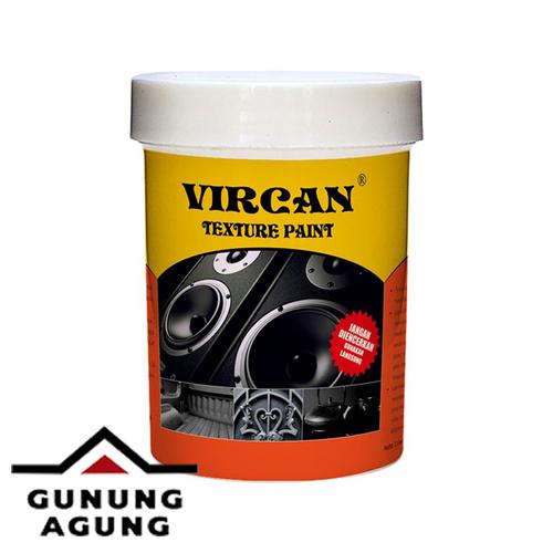 Jual Cat Tekstur Vircan Texture Paint Base Kaleng 1 kg Black / Hitam