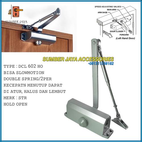 Spring Pintu Jual Door Closer DCL 602 HO Penutup pintu Otomatis double spring lembut ...