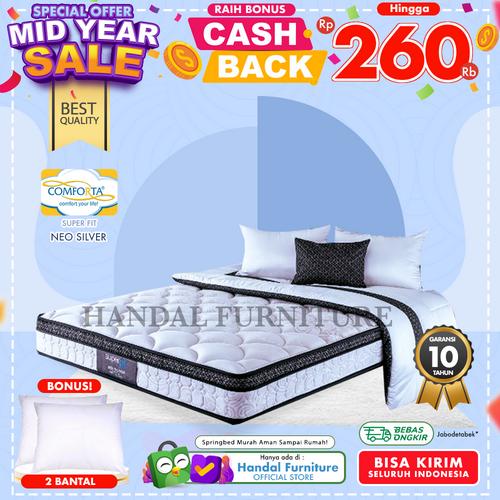 Gambar Comforta Hanya Kasur Spring bed Super Fit Silver 160x200 dari Handal Furniture Kab. Tangerang Tokopedia