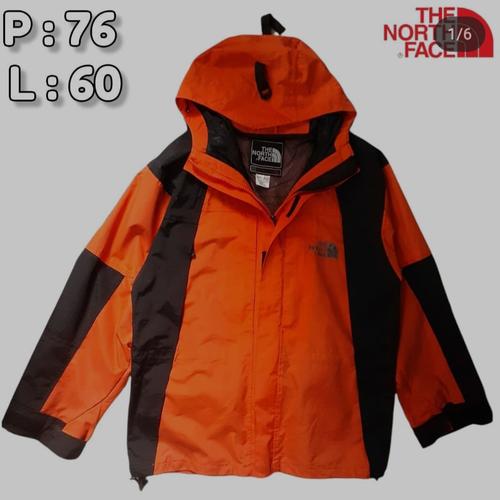 Jaket TNF North Face Warna Orange Summit series Gore-Tex di Samstuff  Tokopedia