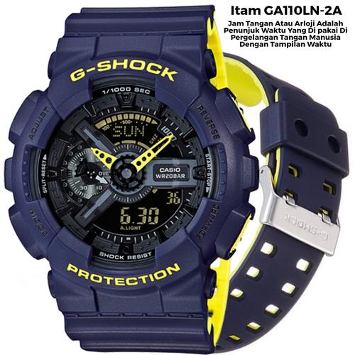 Jual Jam Tangan G Shock GA-110LN-2A Biru Dongker GShock GA110 GA-110 Ori BM  - Jakarta Timur - Hokky Arloji88 | Tokopedia