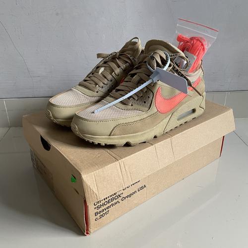 Jual Off White X Nike Air Max 90 Desert Ore US 6.5/EU 39 SECOND - Kota  Tangerang Selatan - Rumah Soe | Tokopedia