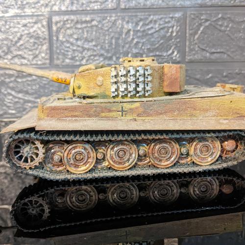 Cravate Tamiya Tiger I Panzer - Thème Char Allemand WW2 - Noir - Pour Homme - Neuf Avec étiquettes