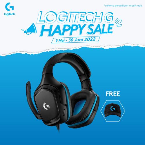 Promo Logitech G431 7.1 Headset Gaming Surround Sound - Jakarta Pusat -  Logitech G Official | Tokopedia