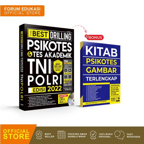 Gambar THE BEST DRILLING PSIKOTES & TES AKADEMIK TNI POLRI 2021-2022 +PSIKOTS - PTIUTWK dari Buku Edukasi Kab. Bantul Tokopedia