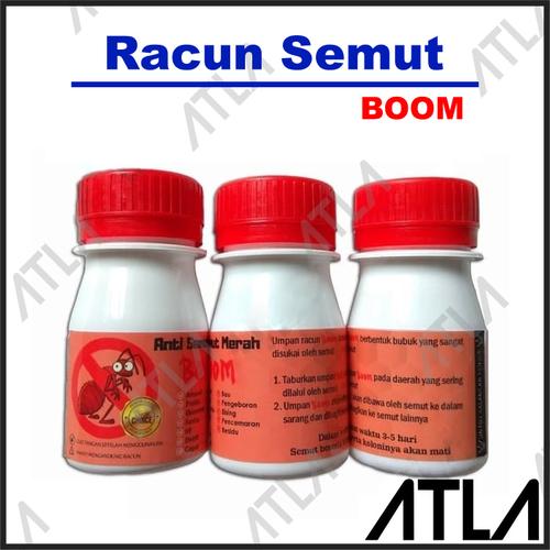 Gambar Obat Anti Koloni Semut Merah Racun Basmi Serbuk Bubuk Botol Boom OM041 dari Atla Agrikultur Kota Surabaya Tokopedia