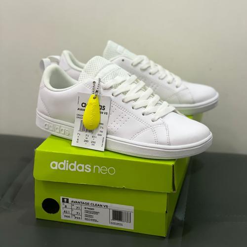 Sepatu Sneakers Casual Original ADIDAS NEO ADVANTAGE ALL WHITE Putih, 42  di Pootstepsid Tokopedia