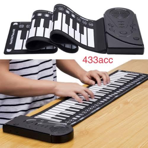 Jual Piano Lipat Portable Music 49 Keys Electronic Soft Keyboard Music