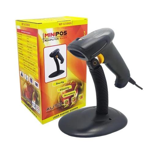 Gambar Barcode Scanner Minipos MP6500A MP-6500A Scanner Barcode 1D MiniPos dari PojokITcom Pusat IT Comp Kota Surabaya Tokopedia