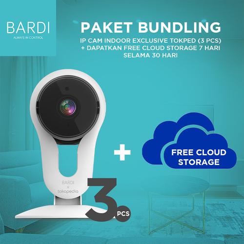 Gambar BARDI IP Camera Static 3 Pcs (Exclusive Tokopedia) + Cloud Storage dari Bardi Official Store Jakarta Barat Tokopedia