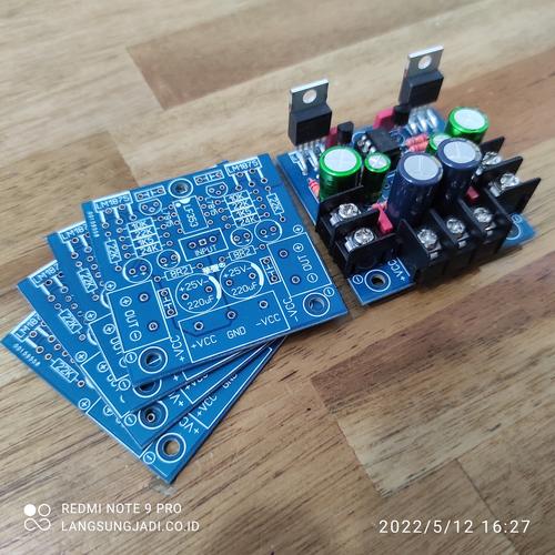 Jual 2x 20W Gainclone LM1875 Stereo Amplifier Kit HiGrade2 New DC