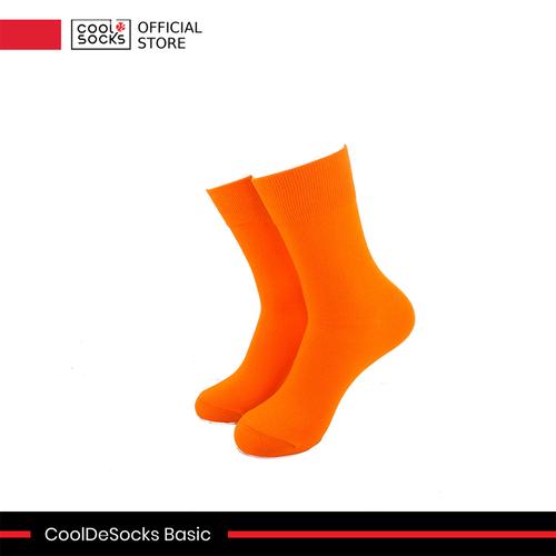 Gambar CoolDeSocks Basic - Orange| Kaos Kaki Polos Warna Orange dari CoolDeSocks Official Jakarta Barat Tokopedia