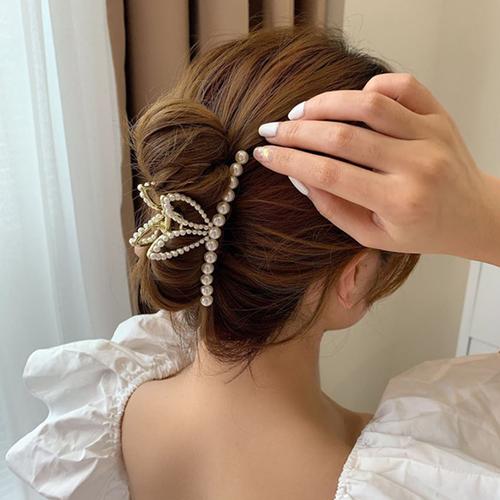 Gambar jepit rambut mutiara rabbit ear pearl hairclip jje080 dari Oila Jakarta Pusat Tokopedia