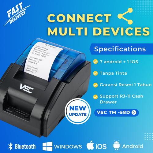Jual PRINTER KASIR BLUETOOTH THERMAL 