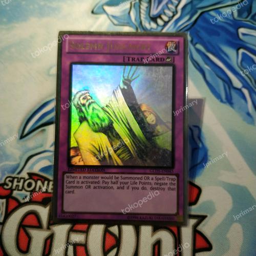 Jual yugioh solemn judgment ghost rare original Jakarta Barat