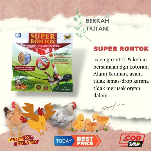 Jual SUPER RONTOK SN OBAT CACING AYAM SUPER RONTOX - Kab. Tulungagung ...