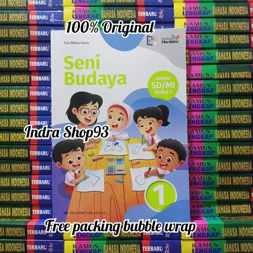 Jual Buku Seni Budaya Kelas 1 SD/Mi Kurikulum Merdeka Erlangga - kunci ...