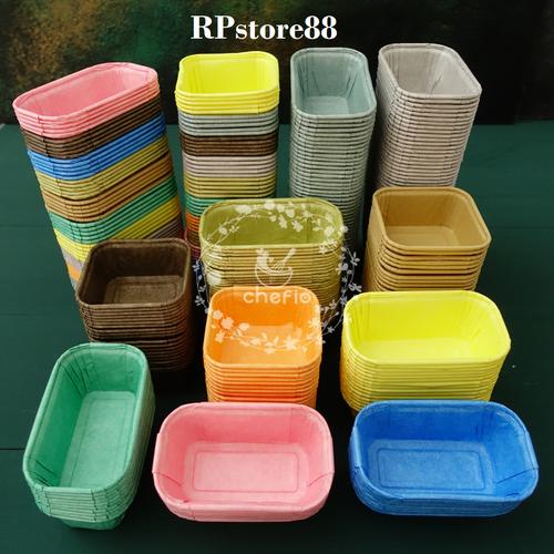 Jual Chefio Paper Cup Cupcake Case Persegi Kotak Kertas Muffin Roti ...