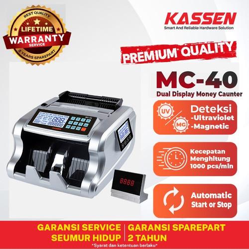 Gambar Mesin Penghitung Uang Kassen MC-40 MC40 Money Bill Counter Mc-40 dari PojokITcom Pusat IT Comp Kota Surabaya Tokopedia
