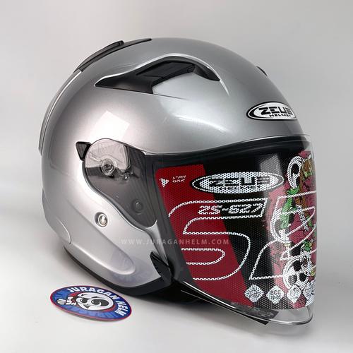 Gambar Zeus ZS627 SILVER - L dari Juragan Helm ID Jakarta Barat Tokopedia