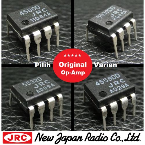 Jual IC ASLI JRC NJM NJM5532DD NJM5532D NJM4580D NJM4558DD NE5532 4580 ...